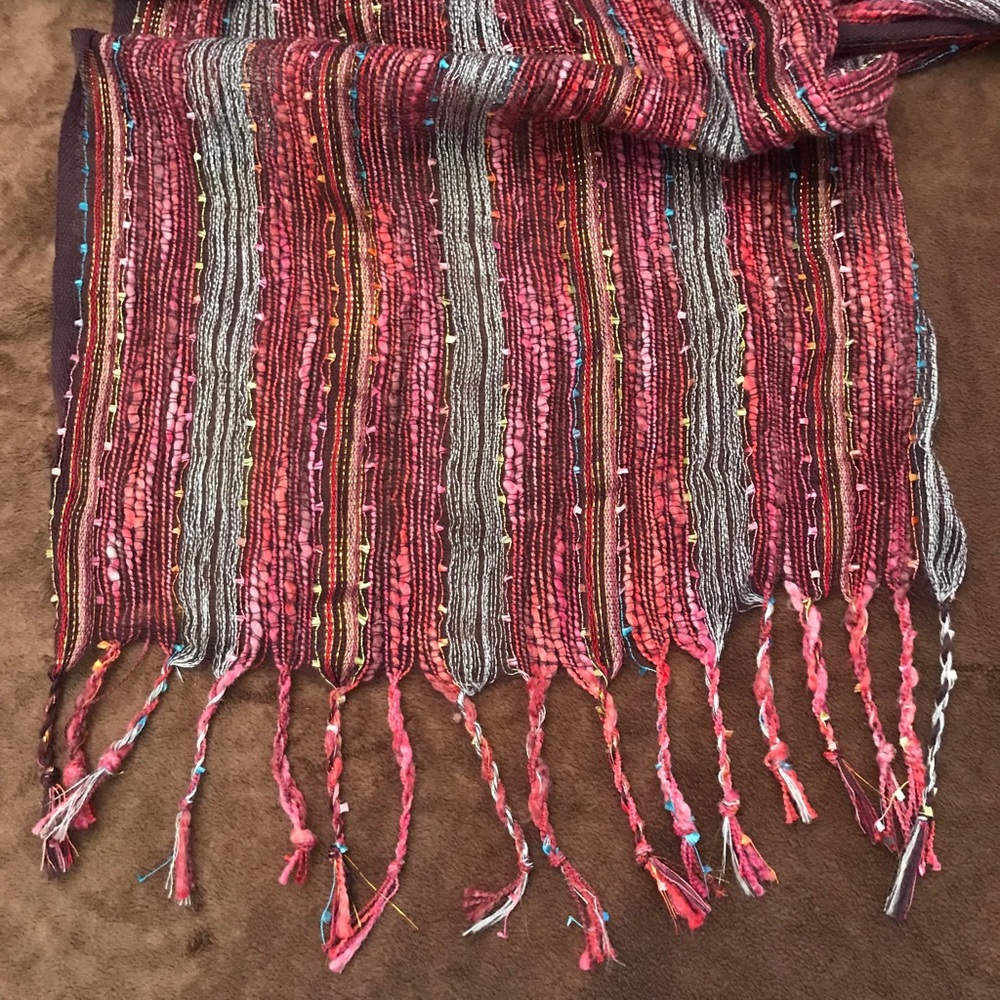 Pink Multicolor Scarf - Picture 2 of 2